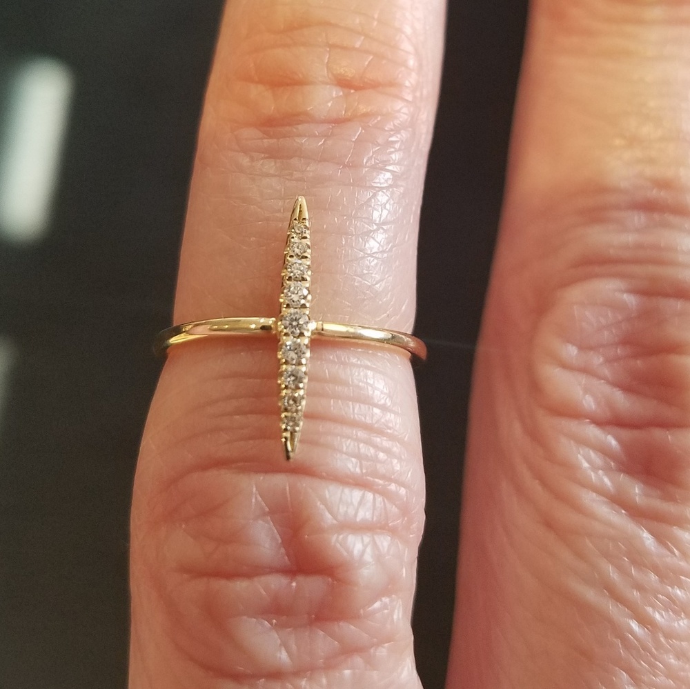 Gabriel & Co designer diamond ring